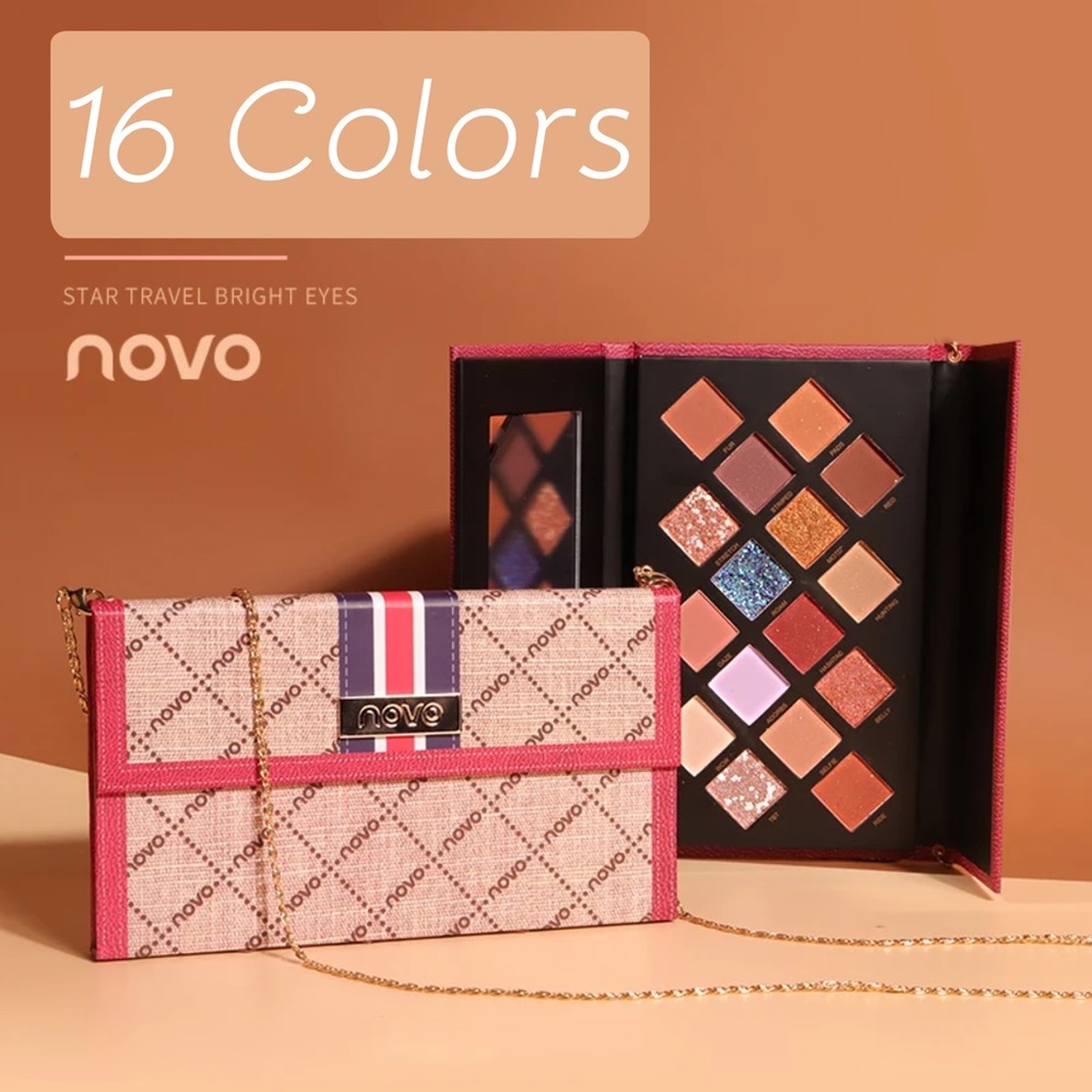 Novo Side Bag 16 Color Eyeshadow Palette